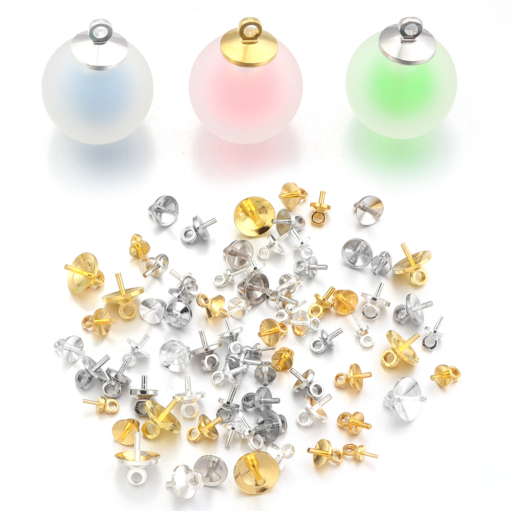 20-100Pcs/Lot Metal Charms Scr - مراجعة Jewelry Making Eye Pins وسعره