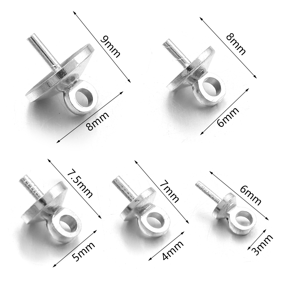 20-100Pcs/Lot Metal Charms Scr - مراجعة Jewelry Making Eye Pins وسعره