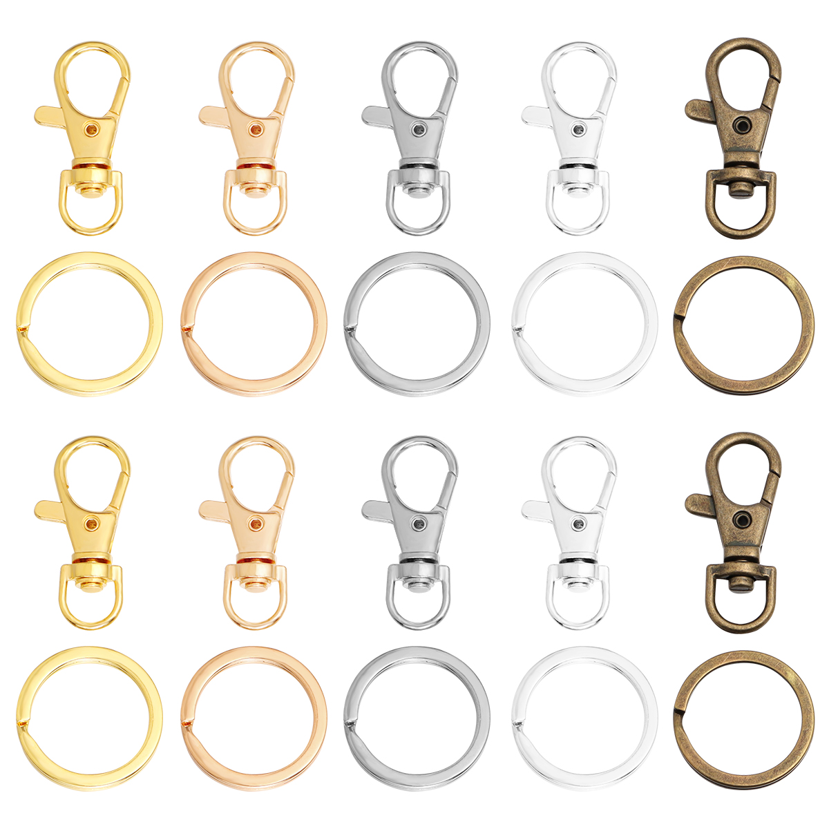 10Sets Alloy Swivel Lobster Cl - مراجعة Jewelry Making A Ring وسعره