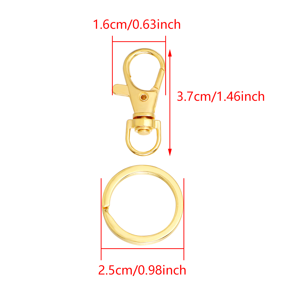 10Sets Alloy Swivel Lobster Cl - مراجعة Jewelry Making A Ring وسعره
