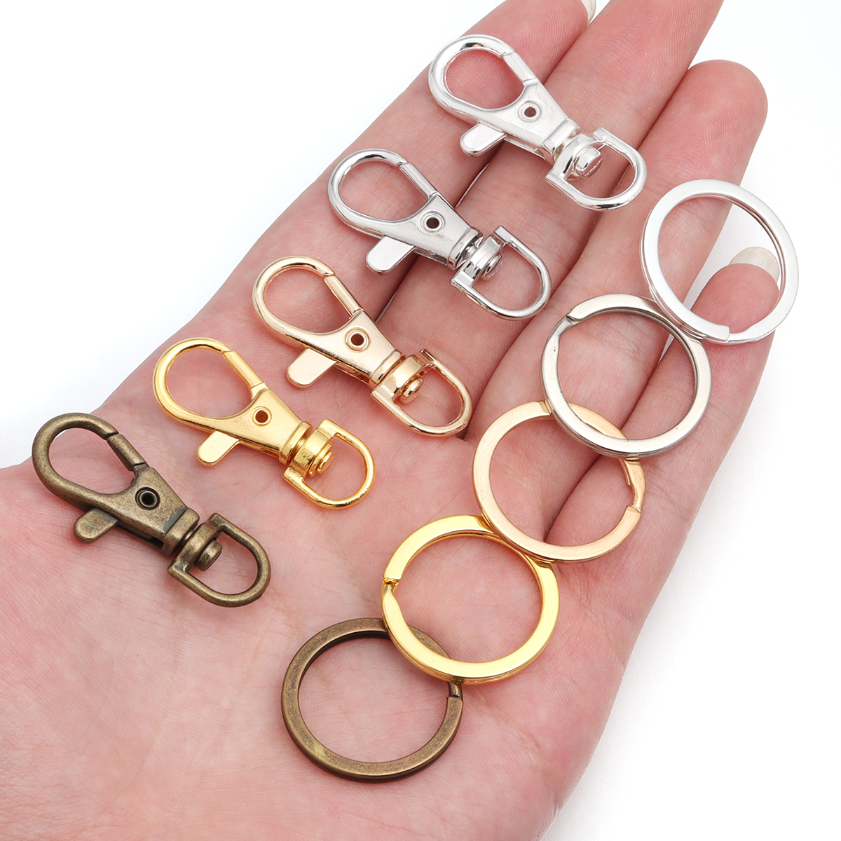 10Sets Alloy Swivel Lobster Cl - مراجعة Jewelry Making A Ring وسعره