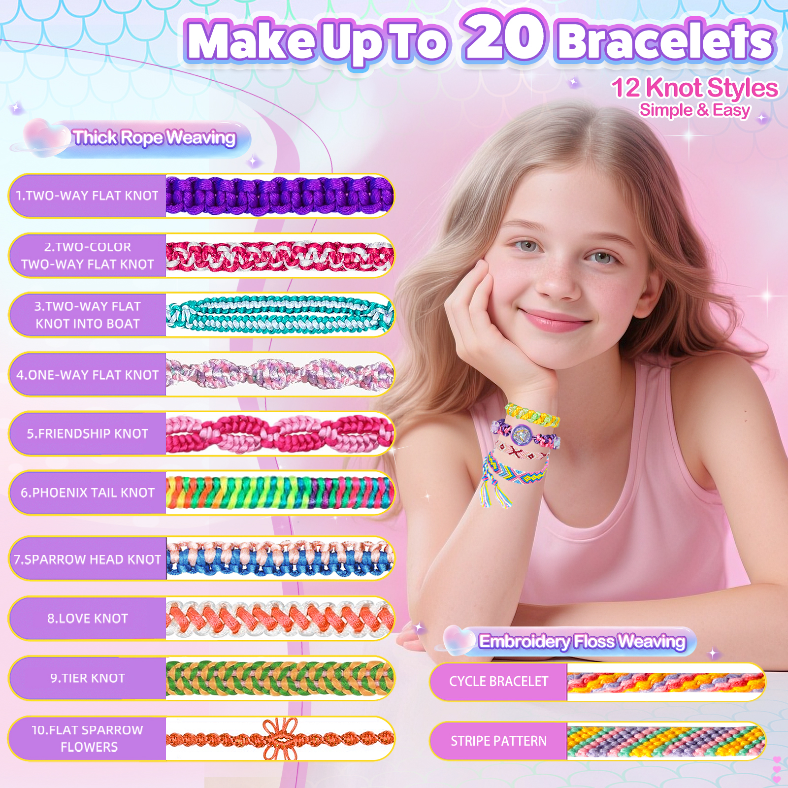 Friendship Bracelet Making Kit - مراجعة Jewelry Making Ideas With Beads وسعره