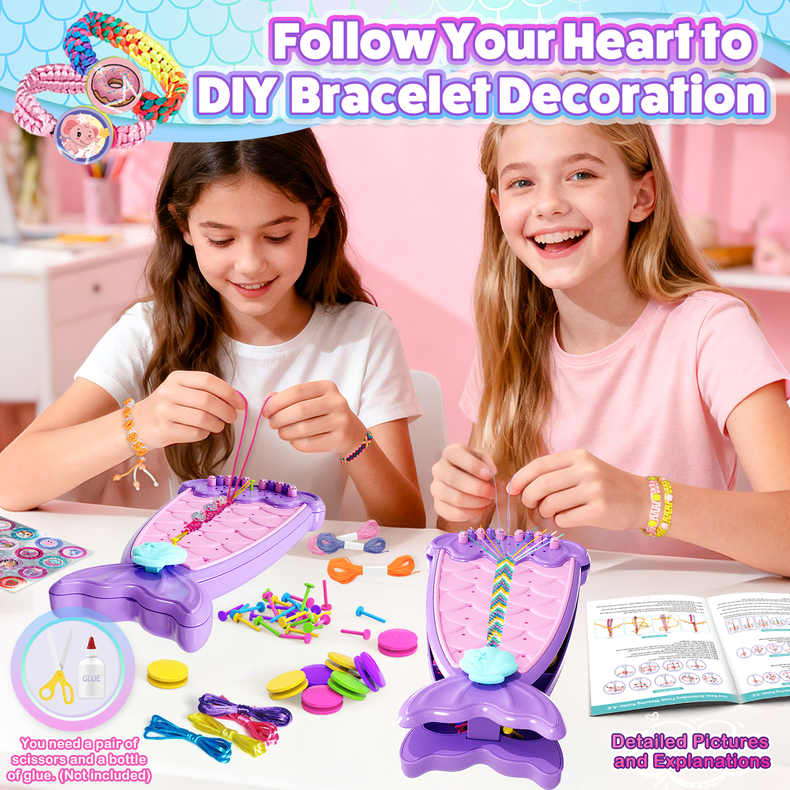 Friendship Bracelet Making Kit - مراجعة Jewelry Making Ideas With Beads وسعره